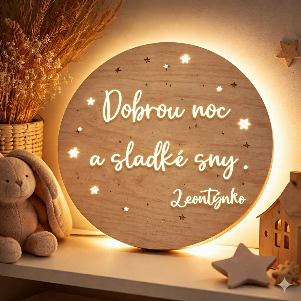 Dětské světlo-Dobrou noc a sladké sny
