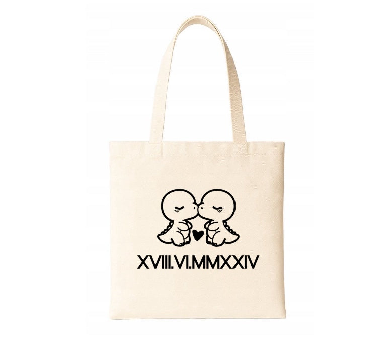 Plátěná taška- dinosauři