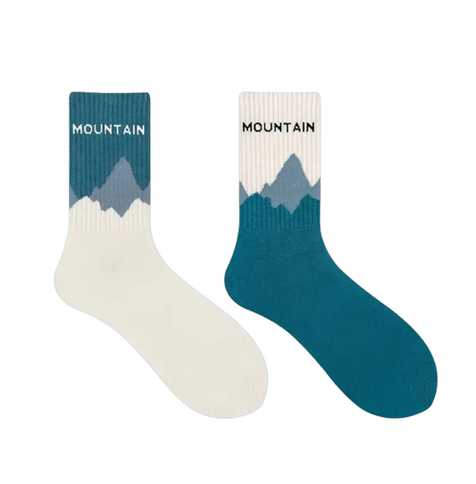 Ponožky- Mountain modré