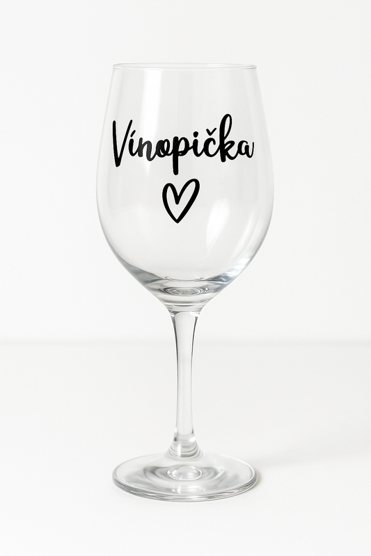Sklenička na víno- Vínopička