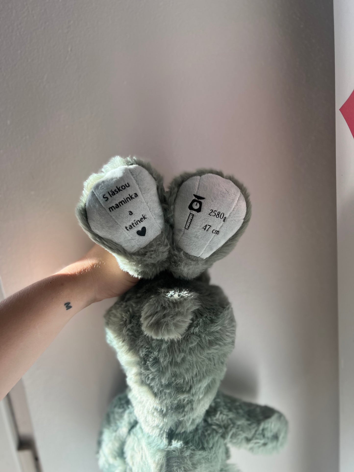 Zelený personalizovaný zajíček