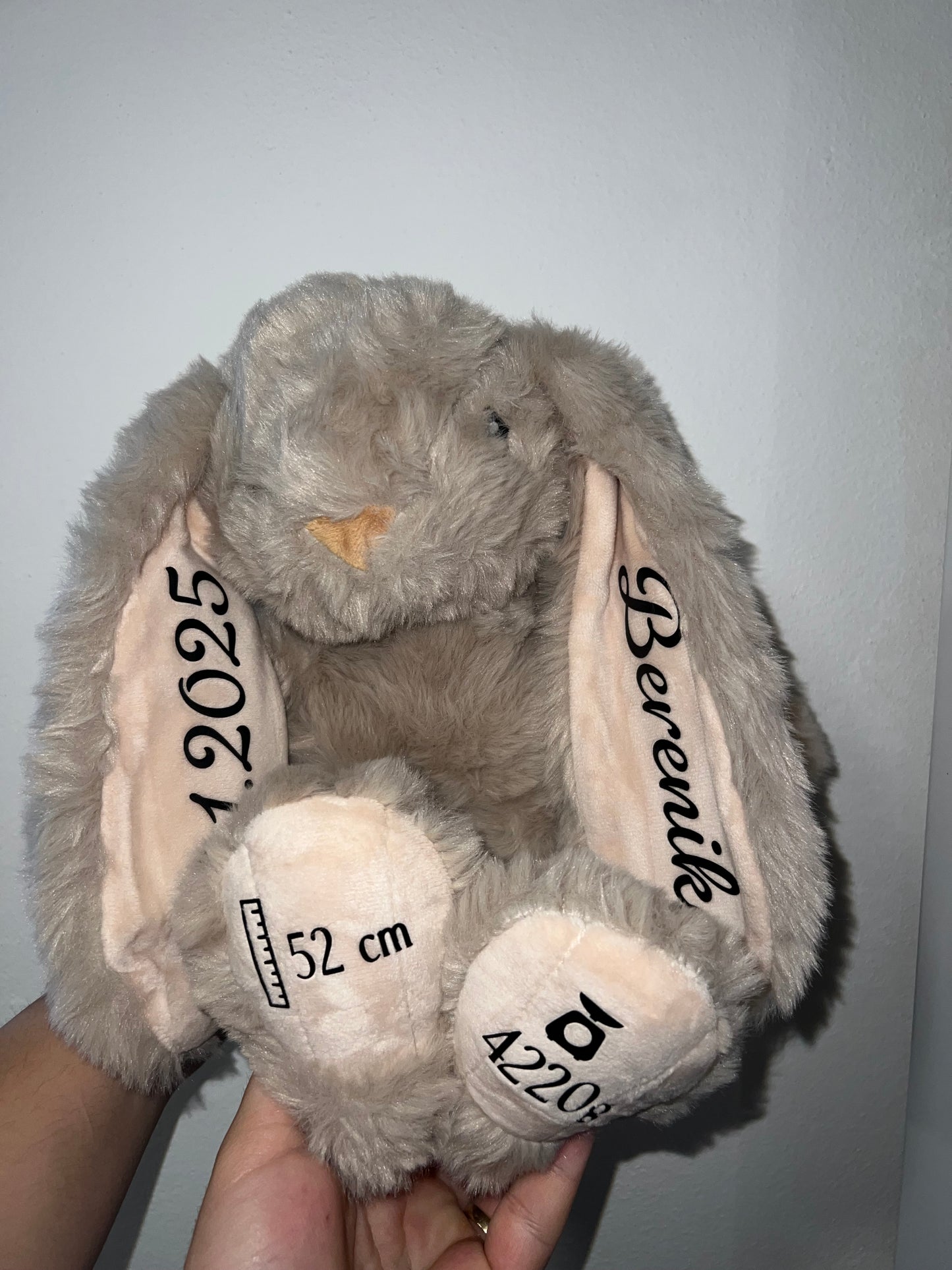 Hnědý personalizovaný zajíček