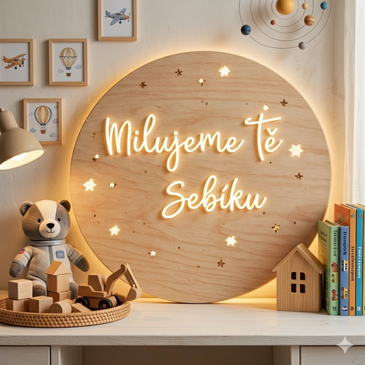 Dětské světlo- Milujeme tě