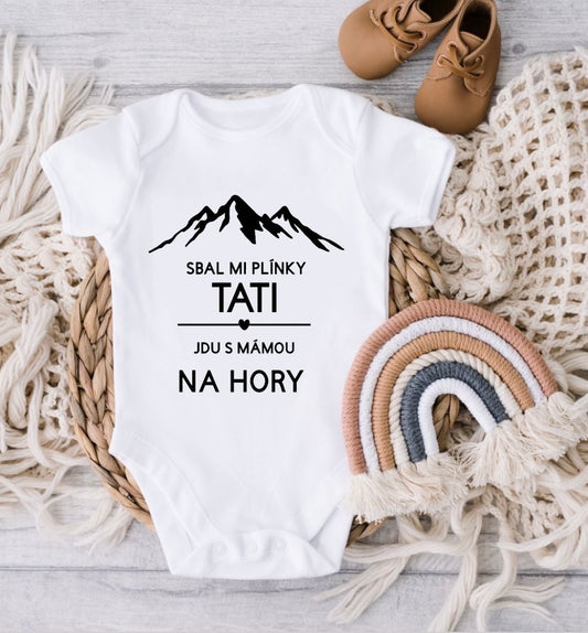 Dětské body- Tati, sbal mi plínky…