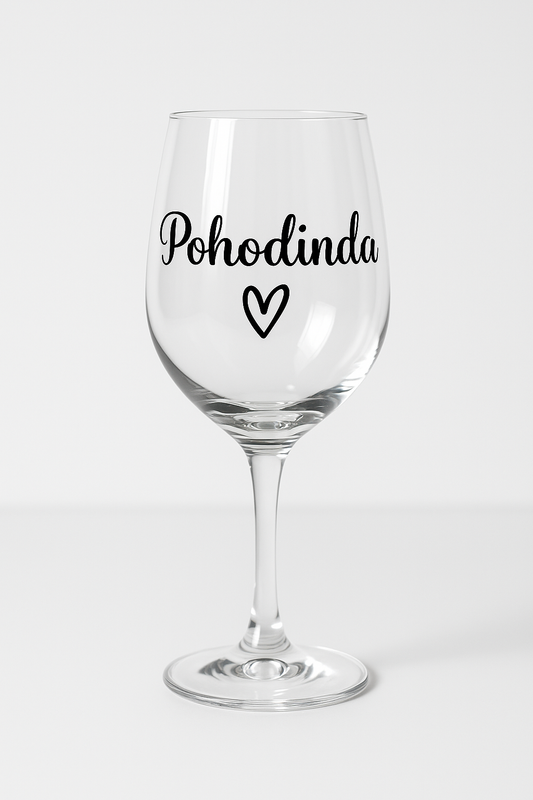 Sklenička na víno- Pohodinda