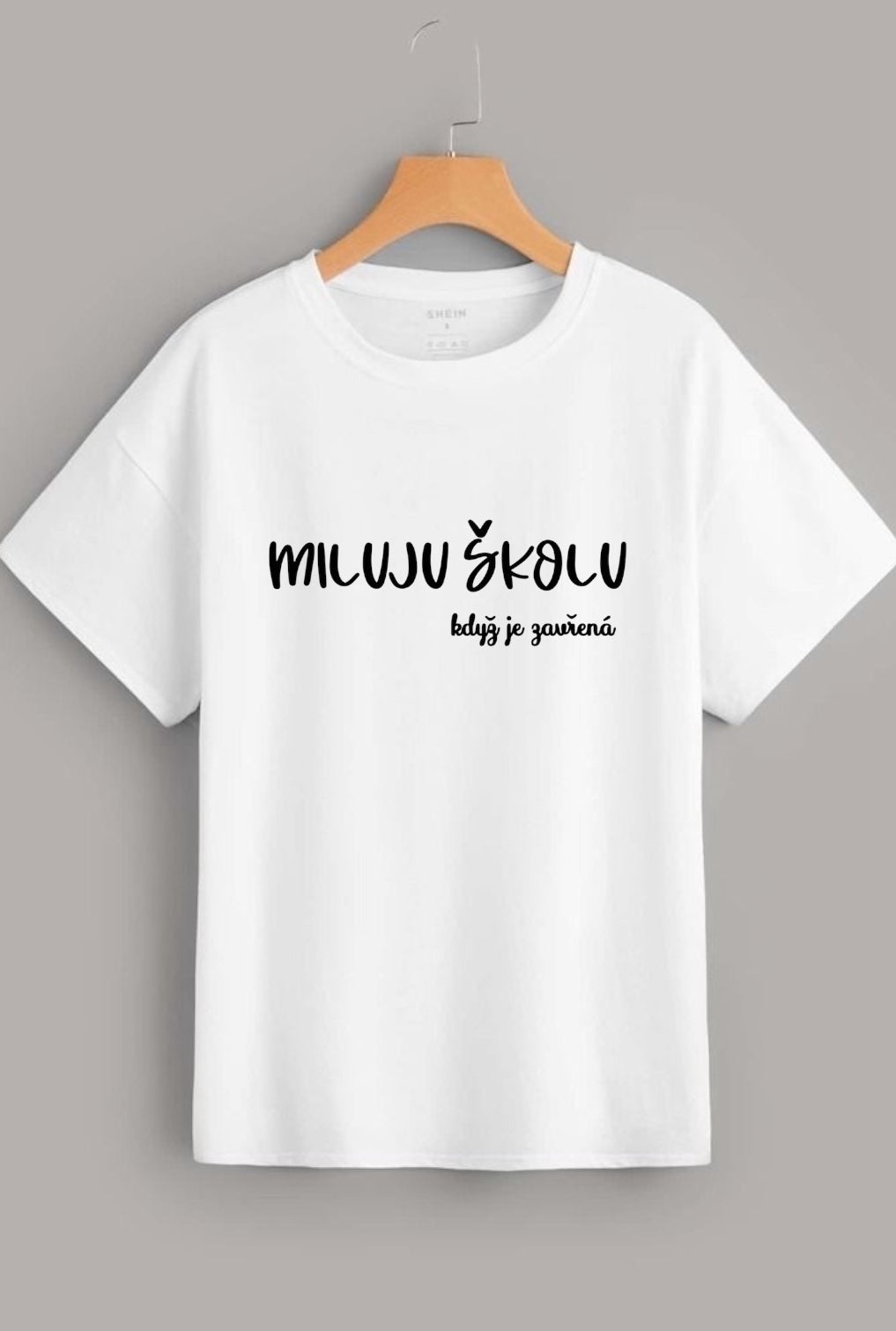 Dětské tričko- Miluji školu