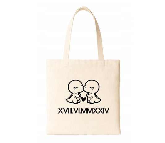 Plátěná taška- dinosauři