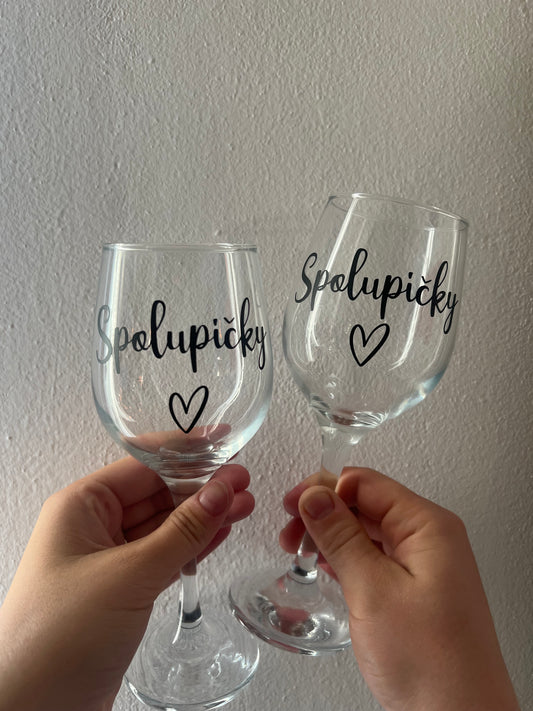 Set 2 skleniček- Spolupičky