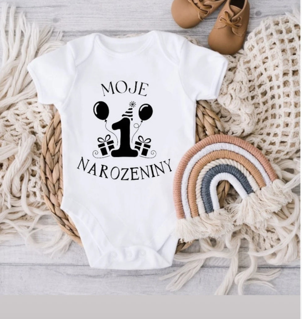 Dětské body- Moje první narozeniny