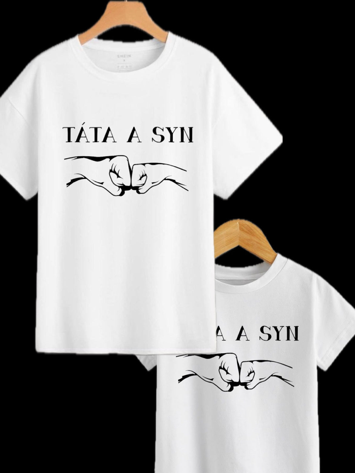Set triček- Táta a syn