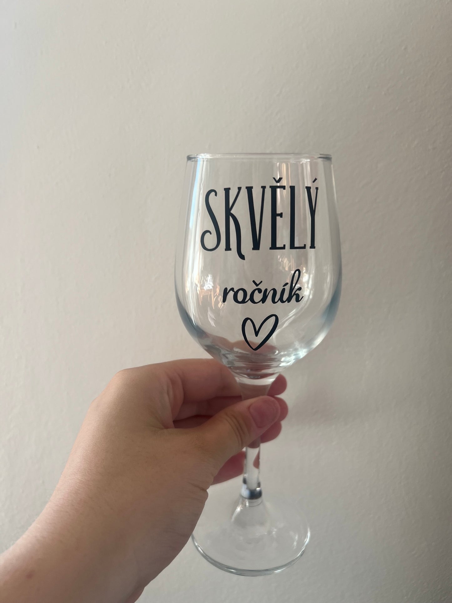 Sklenička na víno- Skvělý ročník