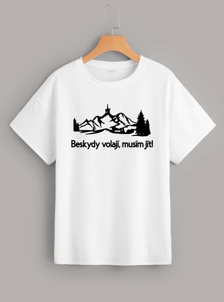 Pánské tričko- Beskydy volají, musím jít!