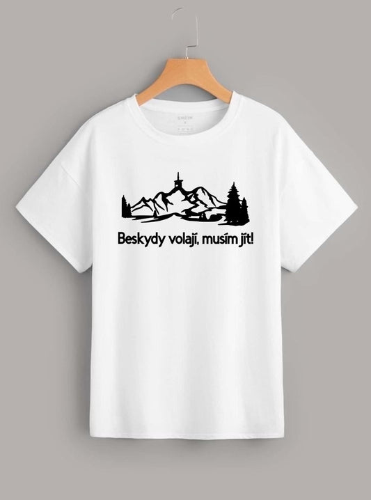 Pánské tričko- Beskydy volají, musím jít!